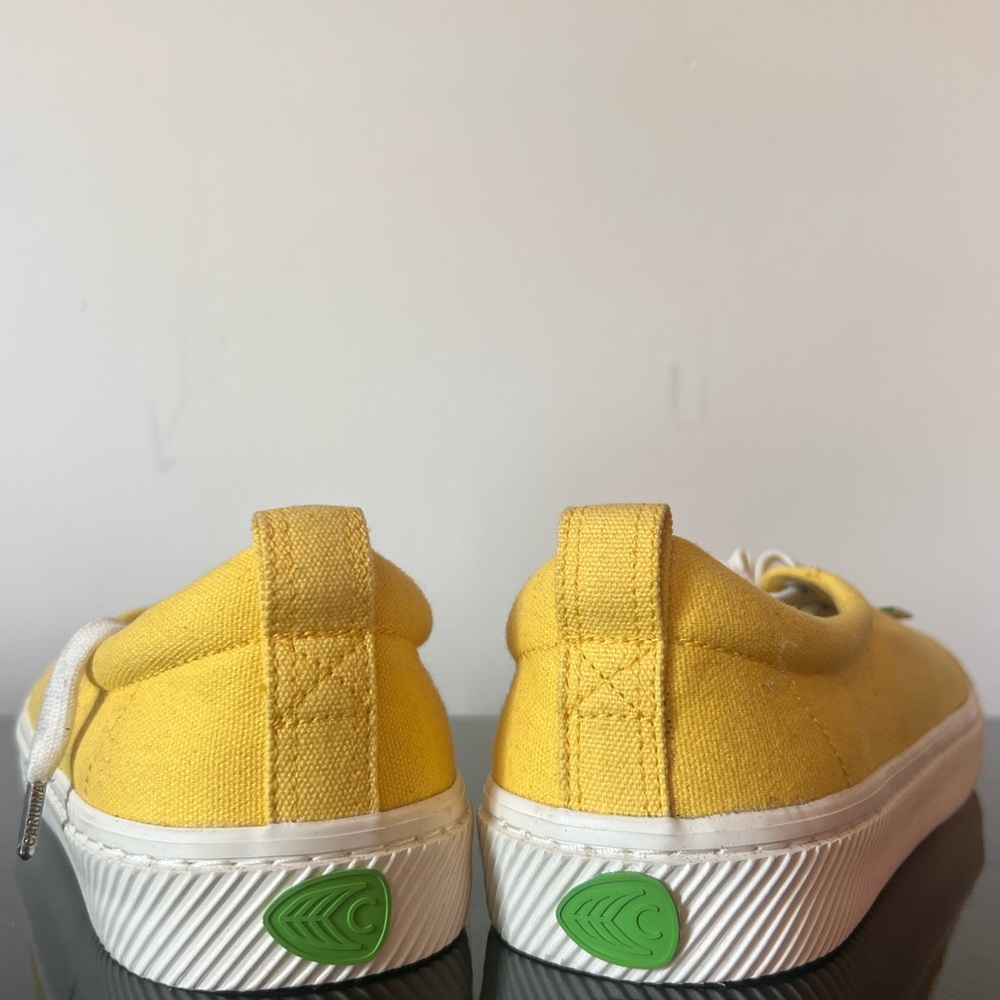 Cariuma OCA LowTop Canvas Sneakers Yellow Unisex Men’s Size 10 Women’s Size 11.5 - Picture 8 of 10